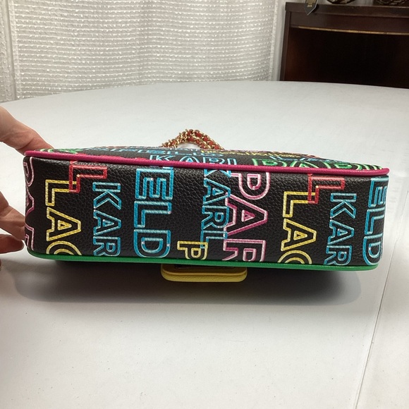 Karl Lagerfeld Paris Agyness Convertible Shoulder Crossbody Bag NEW! Retail $298 - Picture 4 of 16